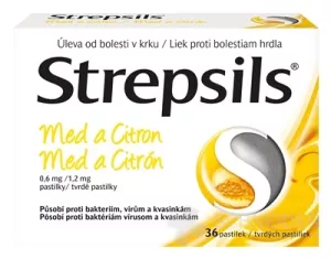 STREPSILS Honig und Zitrone 36 Pastillen