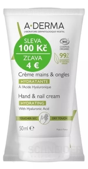 A-DERMA HAND- UND NAGELCREME FEUCHTIGKEITSSPENDEND (DUO)