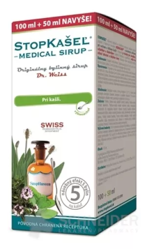 Medizinischer Sirup gegen Husten – Dr. Weiss