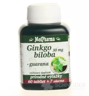 MedPharma GINKGO BILOBA + GUARANA