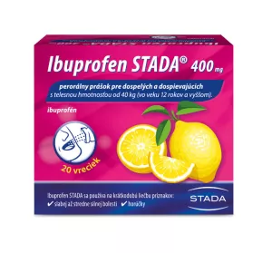 Ibuprofen STADA 400 mg Pulver zum Einnehmen 20 Beutel