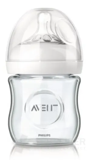 AVENT FLASCHE Naturglas 0 % BPA 120 ml