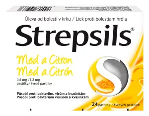 STREPSILS Honig und Zitrone 24 Pastillen