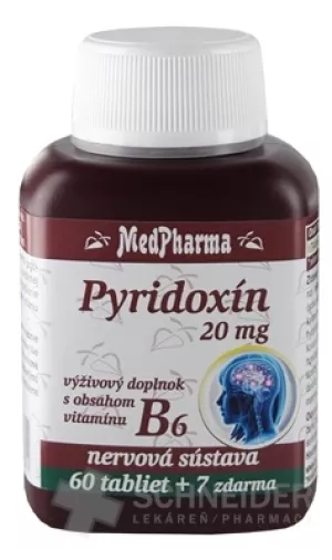 MedPharma PYRIDOXIN 20 mg (Vitamin B6)