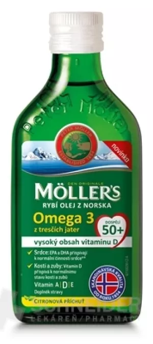 MOLLER&#39;S Omega-3-FISCHÖL Erwachsene 50+