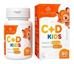 PLATAN Vitamin C + D KINDER