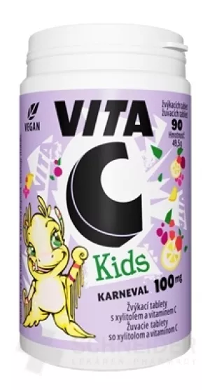 Vitabalans VITA C KIDS KARNEVAL 100 MG