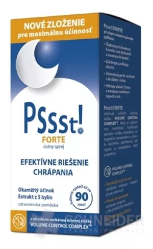 Psst! FORTE Mundspray gegen Schnarchen