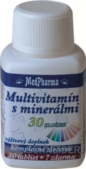 MedPharma MULTIVITAMIN MIT MINERALIEN 30 ZUTATEN