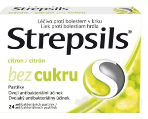 STREPSILS Zitrone ohne Zucker 24 Pastillen