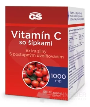 GS Vitamin C 1000 mg mit Pfeilen