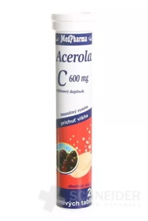 MedPharma VITAMIN C 600 MG + ACEROLA 200 MG