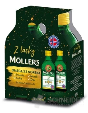 MOLLER&#39;S Omega-3-FISCHÖL + Vitamin D