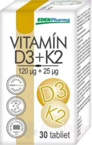 EDENPharma VITAMIN D3 + K2