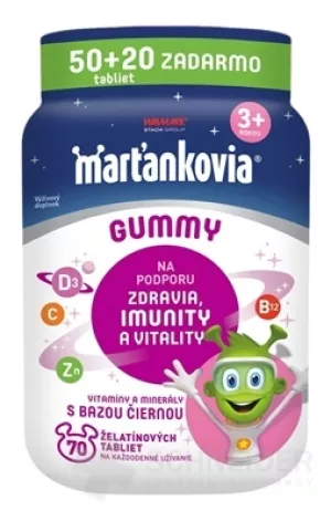 WALMARK Marťankovia GUMMY mit Baza schwarz