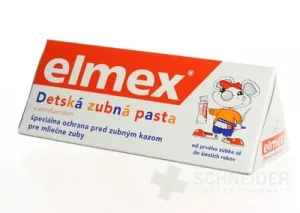 ELMEX KINDERZAHNPASTA MIT AMINOSFLUORID BIS ZU 6 JAHREN.