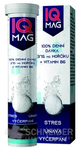 NaturProdukt IQ MAG Magnesium 375 mg + Vitamin B6