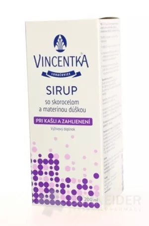 VINCENTKA-SIRUP mit Wegerich und Herzgespann