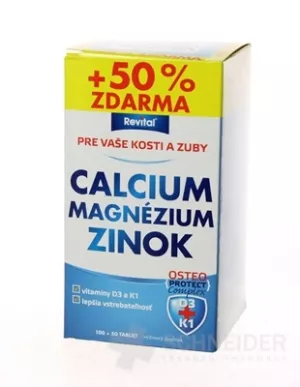 Revital CALCIUM - MAGNESIUM - ZINK + VITAMINE D3 und K1