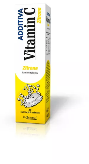 ZUSATZ Vitamin C Zitronen – prickelnde Tabletten