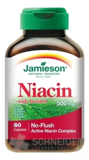 JAMIESON NIACIN 500 mg MIT INOSITOL