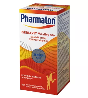 Pharmaton GERIAVIT Vitality 50+, 100 Tabl (in Weihnachtsverpackung)