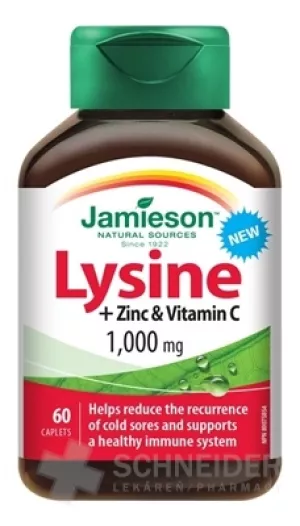 JAMIESON LYSINE 1000 mg MIT ZINK UND VITAMIN C