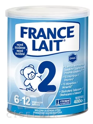 France Lait 2, 400 g vom 6. bis zum 12. Monat