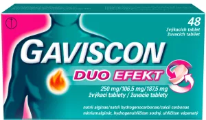 GAVISCON Duo Effect Kautabletten 48 Tabletten