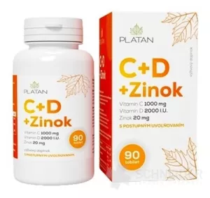 PLATAN Vitamin C+D+ZINK 90 Stk