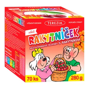 BUCKBUCKLE Multivitamin-Gelatine mit Sanddorn KIRSCHE 70 Stk.