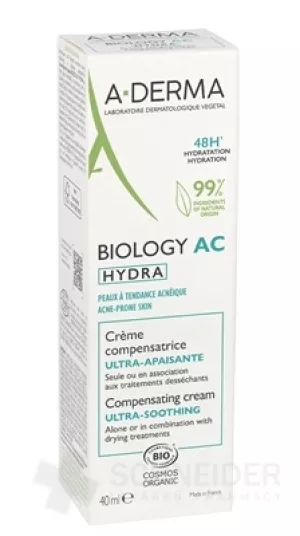 A-DERMA BIOLOGY AC HYDRA Ausgleichscreme