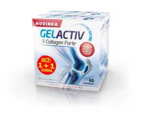 GelActiv 3-Collagen Forte 60 Kapseln. Aktion 1+1 kostenlos