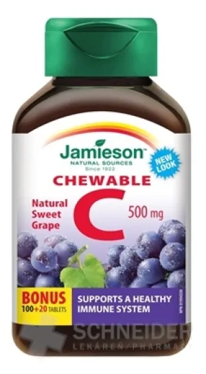 JAMIESON VITAMIN C 500 mg Traube