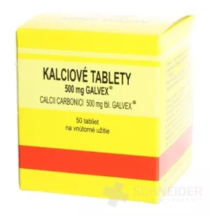 CALCIUMTABLETTEN 500 mg GALVEX – CALCII CARBONICI