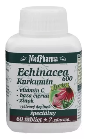 MedPharma ECHINACEA 600 Forte - Curcumin