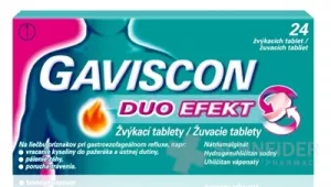 GAVISCON Duo Effect Kautabletten 24 Tabletten