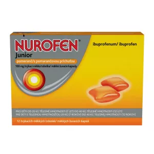 Nurofen Junior mit Orangengeschmack 100 mg weiche Kaukapseln 12 Stk