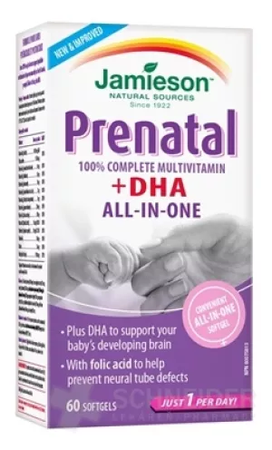 JAMIESON PRENATAL COMPLETE MULTIVITAMÍN + DHA