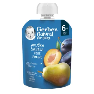 Gerber Natural Pouch Birne und Pflaume