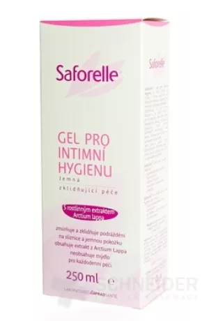 SAFORELLE sanftes Gel für die Intimhygiene