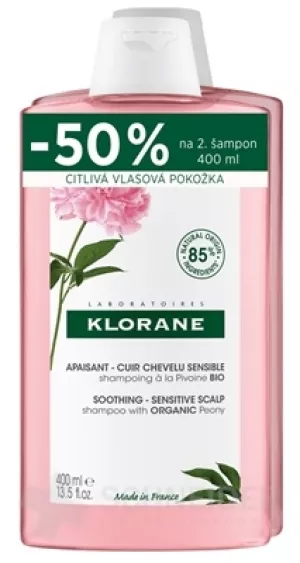 KLORANE SHAMPOO mit BIO-Pfingstrose (DUO)