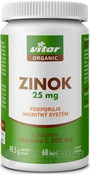 VITAR BIO-Zink 25 mg