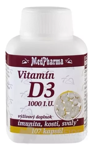 MedPharma Vitamin D3 1000 IE