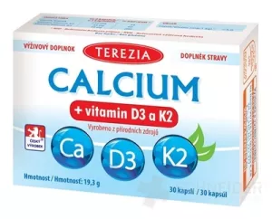 TEREZIA CALCIUM + Vitamin D3 und K2