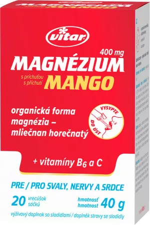 Vitar Magnesium Mango 400 mg + Vit. C und B6