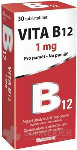 Vitabalans VITA B12 1 mg