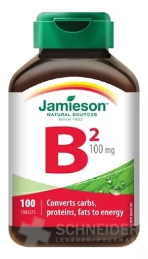 JAMIESON VITAMIN B2 RIBOFLAVIN 100 mg