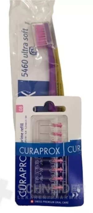 CURAPROX CPS 08 Prime Nachfüllung rosa + CS 5460