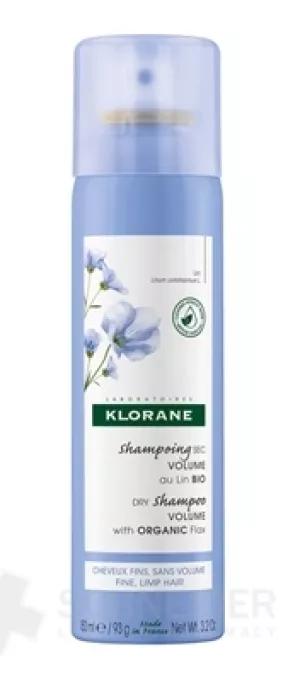 KLORANE TROCKENSHAMPOO mit BIO-Flachs für Volumen